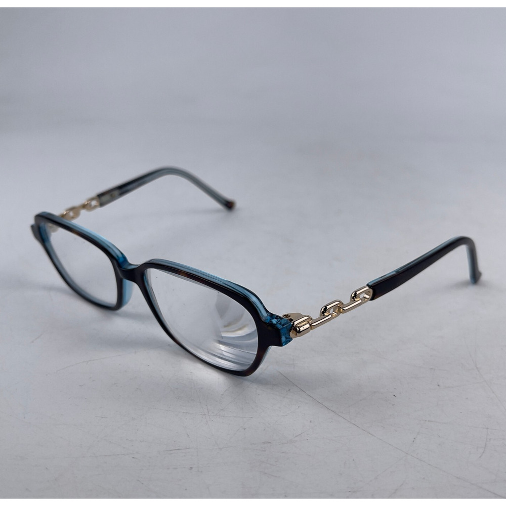 Tura R577‎ TOR Women's Eyeglasses Frame Black Blue Plastic Full Rim 50-15-135mm